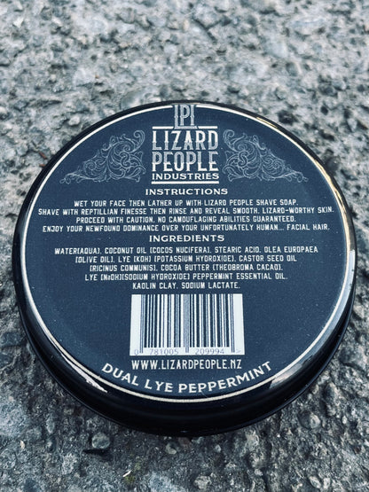 Lizard People Shave Soap - Peppermint